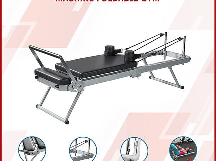 Pilates Reformer Machine Foldable Gym