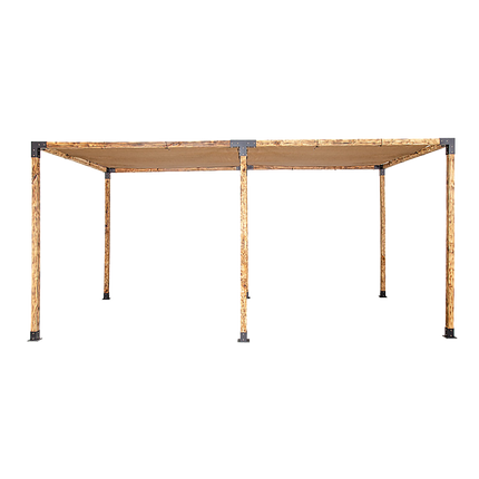 Roof Pergola Gazebo Shed Matte Black Steel Brackets and Coffee Screen DIY Kits