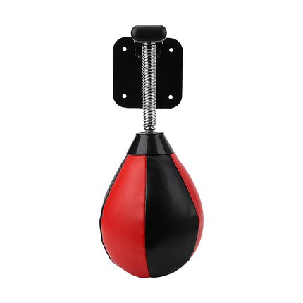 Wall Hanging Boxing Punching Bag Speed Training Stress Relief Kit with Wall Mount Bracket