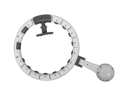 Weighted Hoola Hoop for Adults Weight Loss Exercise 2 in 1 Abdomen Massage Fitness