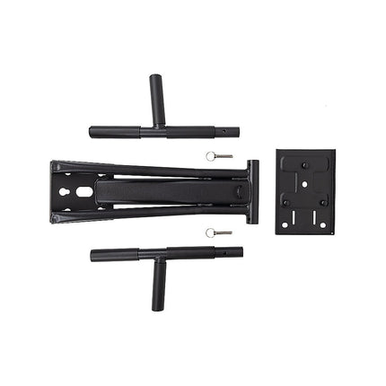Wall Mounted Pull Up Bar 2 IN 1 Pull Up Dip Bar Station Outdoor Strength Training Home Gym