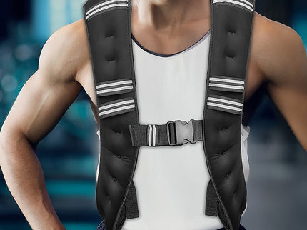 10KG Weighted Vest Top Gym Exercise Fitness Strength Sports Training Weight Loss