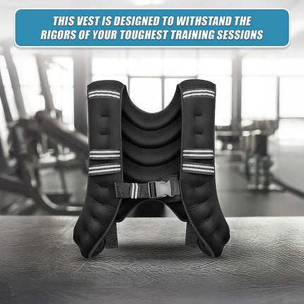 10KG Weighted Vest Top Gym Exercise Fitness Strength Sports Training Weight Loss