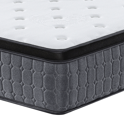 King Euro Top Pocket Spring Mattress – Motion Isolation Comfort with CertiPUR-US® Certified Foam Layers