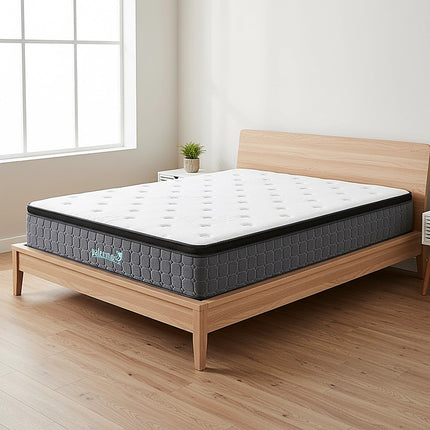 King Euro Top Pocket Spring Mattress – Motion Isolation Comfort with CertiPUR-US® Certified Foam Layers