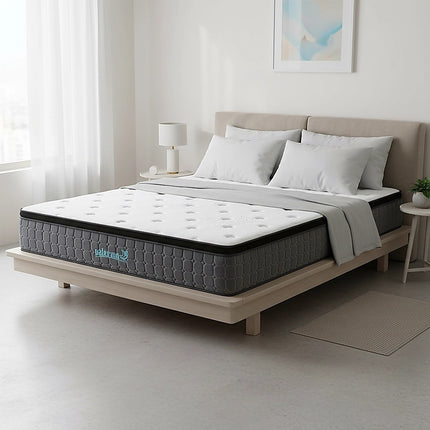 King Euro Top Pocket Spring Mattress – Motion Isolation Comfort with CertiPUR-US® Certified Foam Layers