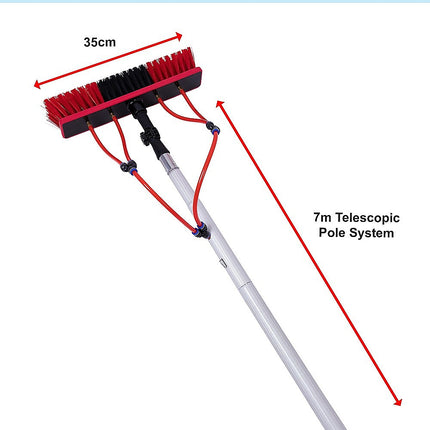 7m Water Fed Pole Cleaning Kit ‚Äì Solar Panel & Window Cleaner System with Brush