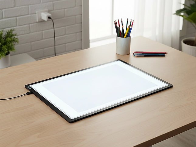 A2 LED Light Box for Drawing, Calligraphy & Tracing Artists Pad