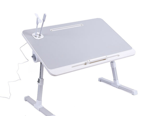 Adjustable Laptop Table Stand Lap Bed Tray for Home Office Use