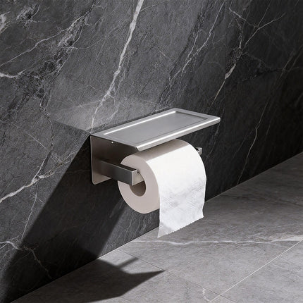 Toilet Paper Holder 304 Stainless Steel Roll Hook Storage Rack