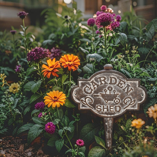 Garden Shed Cast Iron Stake 29cm