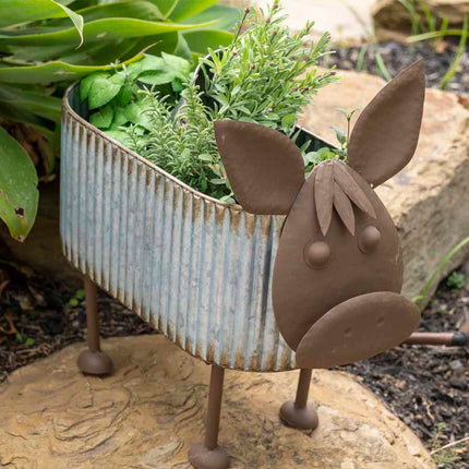Set 2 Nested Cow Planters 45cm, 40cm