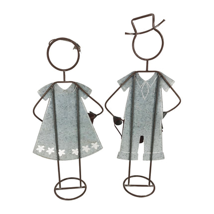 Set 2 Asst Gardening Kids w Planters 82cm, 73cm