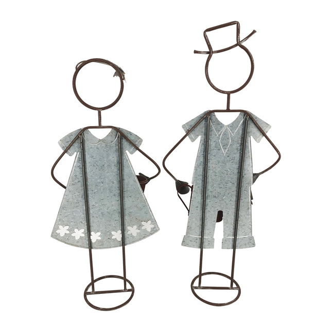 Set 2 Asst Gardening Kids w Planters 82cm, 73cm