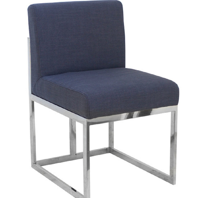 Jaxson Dining Chair Navy Blue Seat Sofa Lounge Tub 81cm