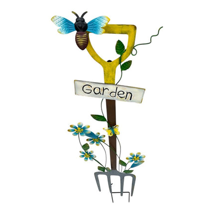 Colour Fork Garden Stake / Wall Decoration 97cm