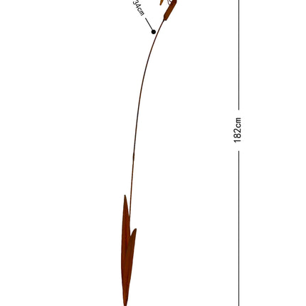 Dragonfly Garden Stake 182cm