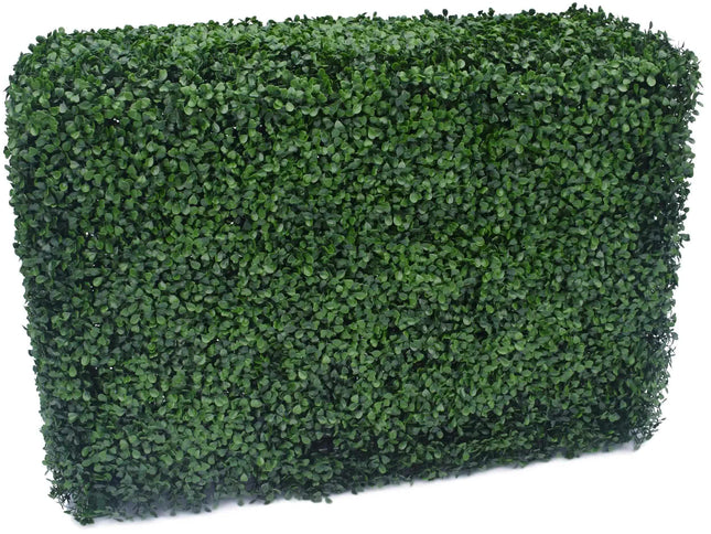 Portable Artificial Boxwood Hedge UV Resistant 75cm High 100cm Long