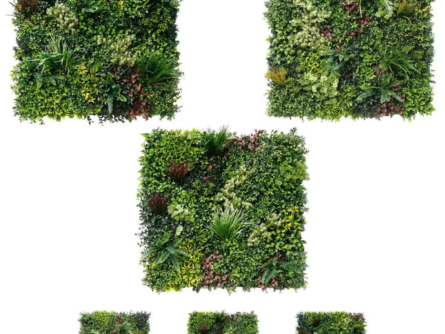 [Draft] Luxury Triptych Vertical Garden / Living Wall Set 3 of Pieces 1m x 1m (3 SQM Set) UV Resistant