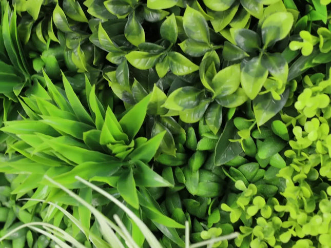 Forest Floor Artificial Vertical Garden / Green Wall Panel 1m x 1m UV Resistant