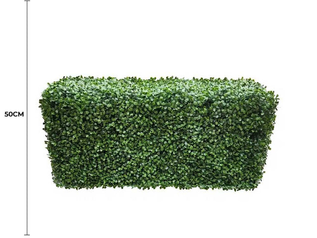 Portable Boxwood Hedge UV Resistant 100cm Long x 50cm High