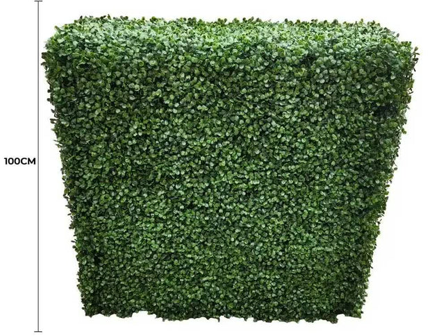 Portable Boxwood Hedge UV Resistant 100cm Long x 100cm High