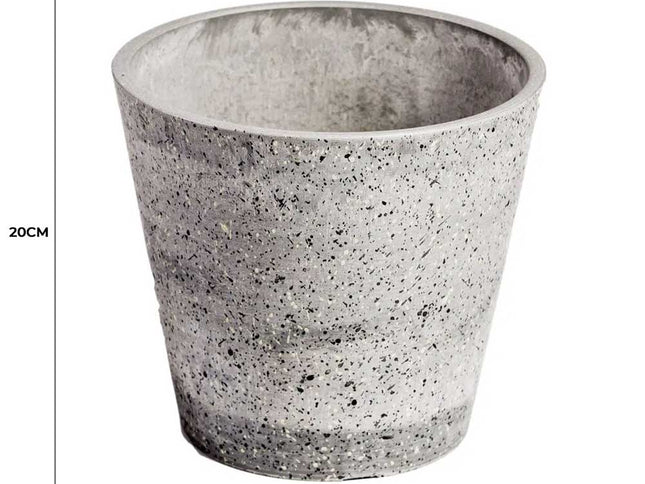 Imitation Grey Stone Pot 20cm