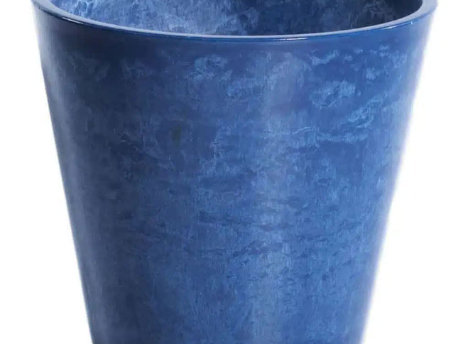 Glossy Blue Garden Pot 25cm