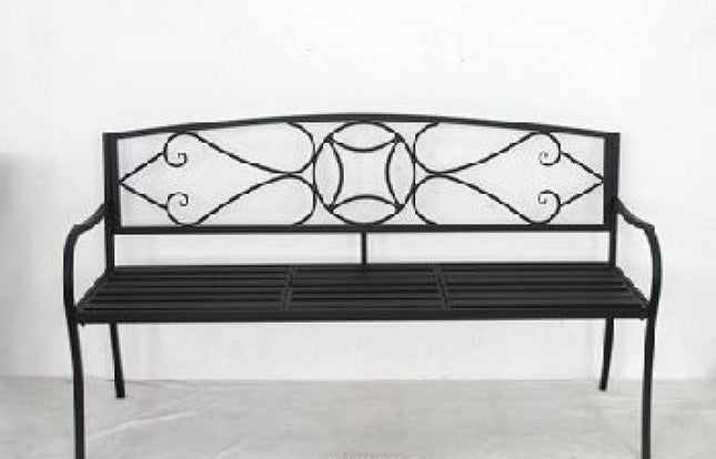Otis Metal Garden Bench 150x87cm