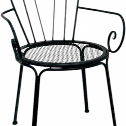 Set 2 Outdoor Vintage Chair w Arms 88cm