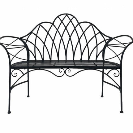 Garden Metal Bench 105cm