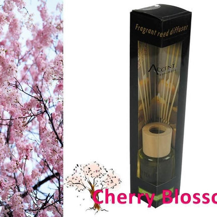 bulk 24 Scented Oil Diffuser Cherry Blossom 50ml 8 Ratten Sticks