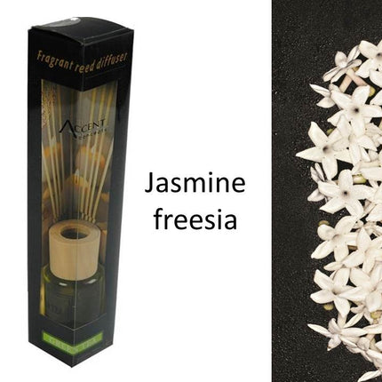 bulk 24 Scented Oil Diffuser Jasmine Freesia 50Ml 8 Rattan Sticks
