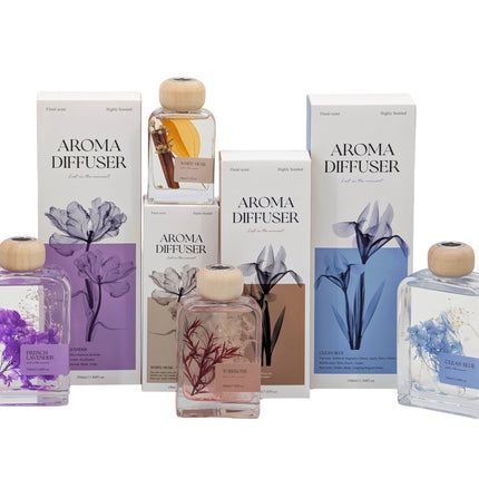 bulk 24 Everfloral Fragrance Diffuser 100ml 4 Asst