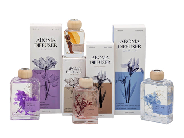 bulk 12 Everfloral Fragrance Diffuser 350ml 4 Asst