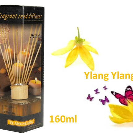 bulk 12 Fragrant Oil Diffuser Ylang Ylang 160Ml 12 Rattan Sticks
