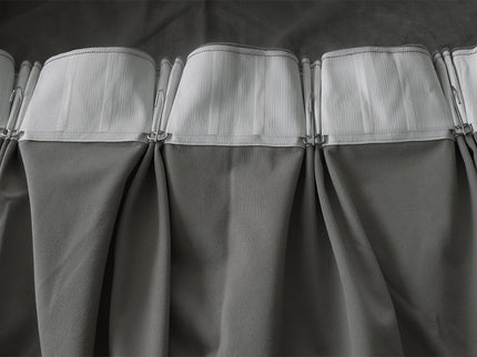 Large Thick Velvet Blockout Curtains 550x 230cm PINCH PLEAT 2 panel+Hooks Grey