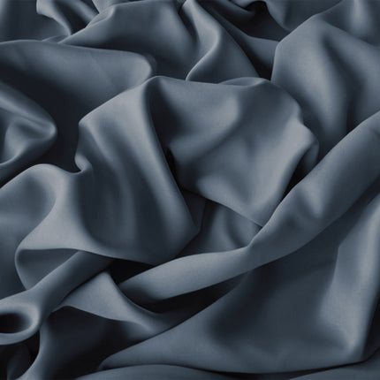 Long Blockout Curtains 590x273cm PINCH PLEAT+ Hooks High Level Fabric Grey Blue