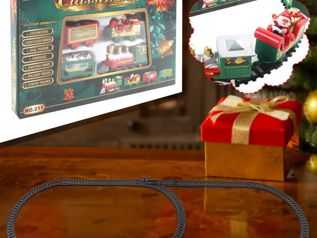 Realistic Christmas Electric Train Set
