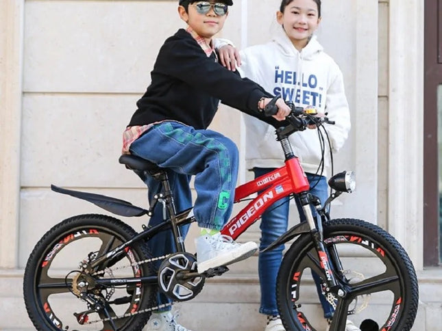 NNEOBA Children's Mountain Bike with Shock Absorption