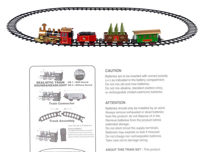 NNEOBA Christmas Village Train Set