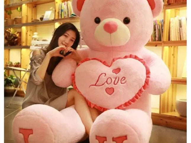 Giant Plush Valentines Love Bear Pillow