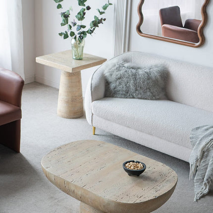 LOGAN CEMENT COFFEE TABLE