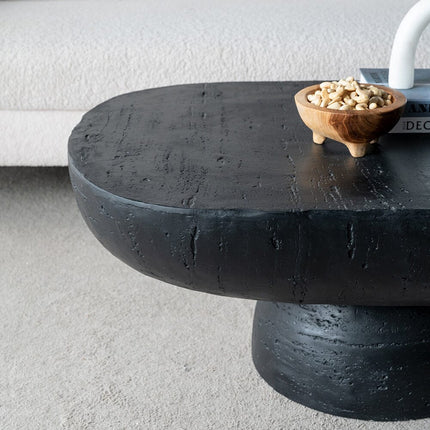 BLACK IS BACK CEMENT COFFEE TABLE