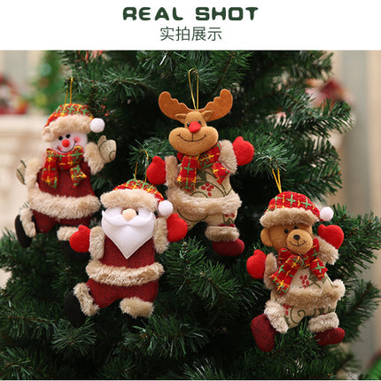12pcs Dancing pendant old man for Christmas tree