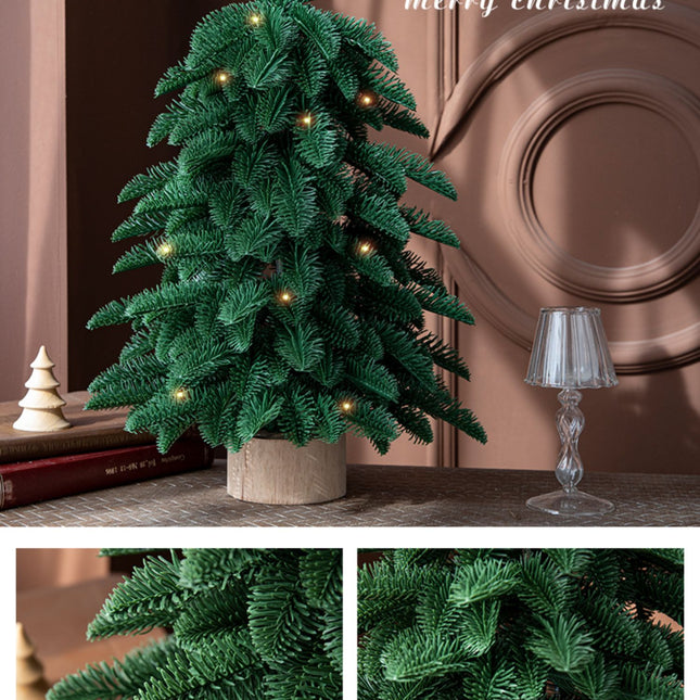 55cm Artificial Mini Christmas Tree - Indoor Holiday Decoration