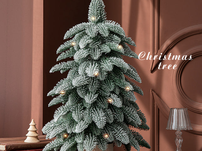 55cm Frosted Mini Christmas Tree ‚Äì Snow-Covered Indoor Holiday Decoration