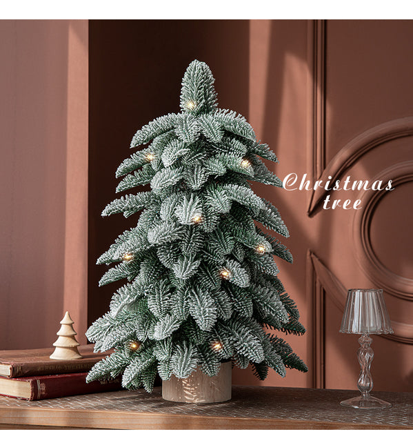 55cm Frosted Mini Christmas Tree ‚Äì Snow-Covered Indoor Holiday Decoration