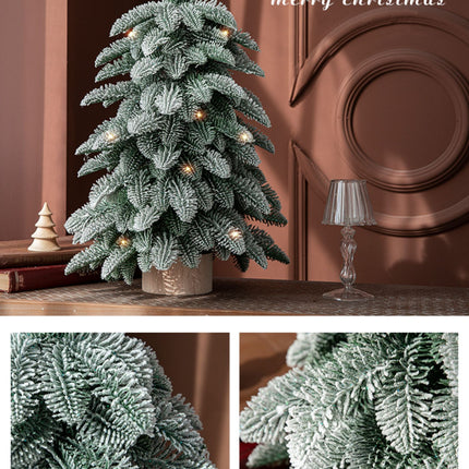 55cm Frosted Mini Christmas Tree ‚Äì Snow-Covered Indoor Holiday Decoration