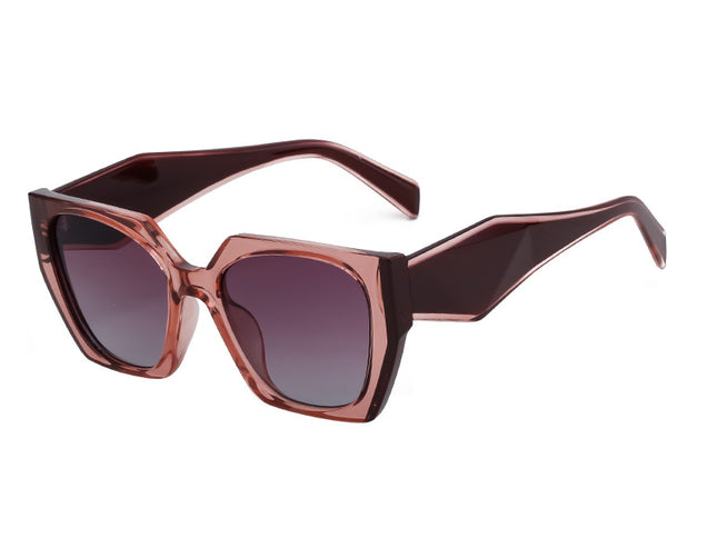 Bold Oversized Red Frame Sunglasses | UV400 Designer Fashion Shades